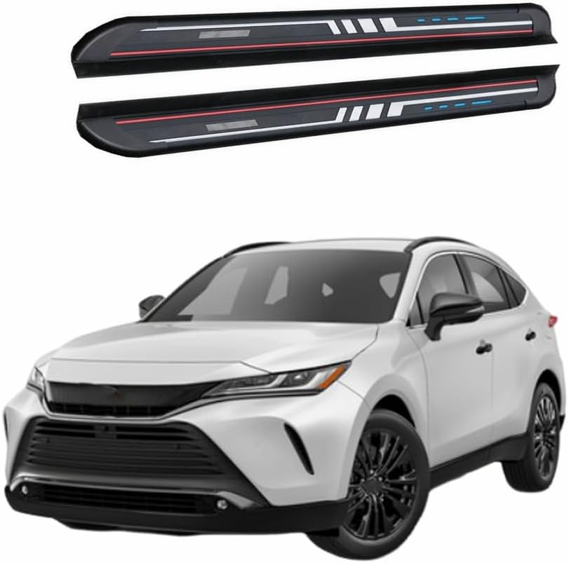 2PCS Running Boards Side Steps Fit for Toyota Venza 2020-2024 Side Pedals Step Bars