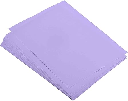 MECCANIXITY 100 Sheets Colored Copy Paper 8.3 x 11.7 Inch Printer Paper 80gsm Light Purple for Office Printing, Document Copying, Invitations, Forms, Art Projects
