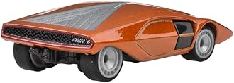 Hot Wheels HRV77 Car Culture Hammer Drop Lancia Stratos Zero Vehicle Toy Mini Car 3 Years Old and Up Orange