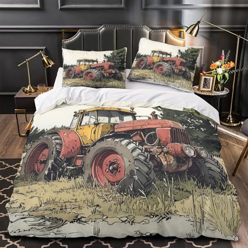 Housse de couette hypoallergénique et douce en microfibre résistante King 220x240cm - 2