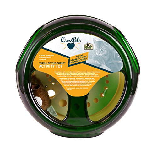 Ourpets Play-N-Squeak Thrill Of The Chase Interactive Cat Toy #TOP1