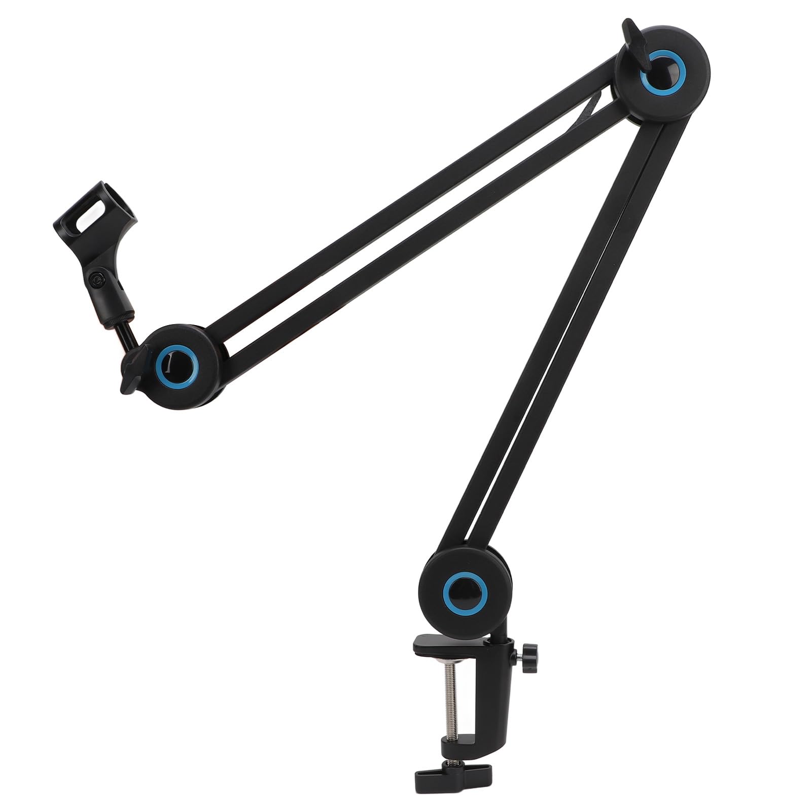 Sxhlseller Soporte para Micrófono con Brazo Articulado, Abrazadera Duradera y Segura, Brazo para Micrófono de Mesa para Espacio de Trabajo de Grabación de Estudio