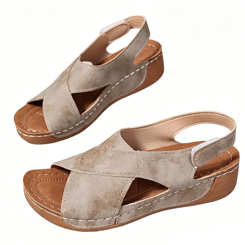 Sandalias con soporte de arco para mujer que alivian el cansancio al caminar en verano 4
