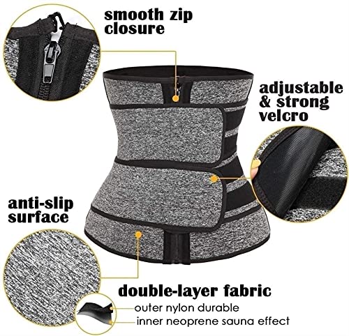 Yokbeer Taille Trainer voor Dames Neopreen Tummy Control Jsculpt Double Sweat Trimmer Belt Sport Gordel - Image 6