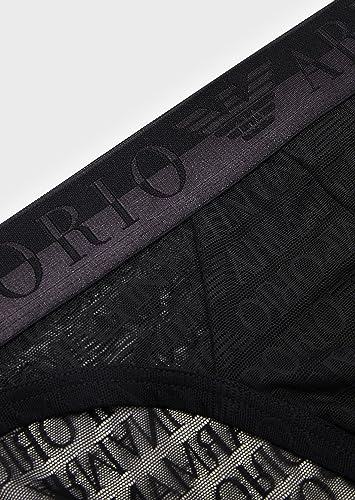 Emporio Armani Men's Jacquard Logo Mesh Brief3