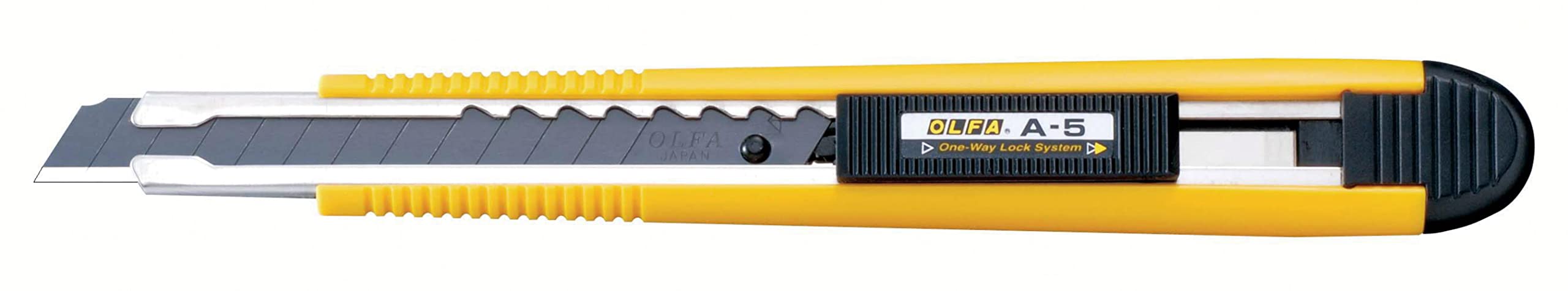 Olfa A-5 9mm Blade Knife with One Direction Automatic Locking System