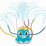 ✬Amplios usos: como una excelente opción para que los padres interactúen con sus hijos, el rociador de agua no puede refrescar a las mascotas, ofrecer juegos de rociadores para niños y aumentar el interés de los niños en las actividades al aire libre, sino que también puede regar su césped, ahorrando agua y devolviendo al medio ambiente.