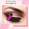 Glitter-Makeup-Brushes-For-Primer-And-Pressed-Eye-Shadow-Glitters-On-Metallic-Eyeshadow-Application-On-Eyelids-Cut-Crease-For-Blending-Loose-Glitters-Perfect-Lines-On-Eye-Lids-Effortlessly-Blend-Shade Eyeshadow Brush Glitter Makeup Brushes For Pressed Eye Shadow Loose Glitters Eyelids Cut Crease Blending Primer Lids Creases Clean Matte Eyeliner Stencils Pencil Liquid Liner Waterproof Gel Stamp Pen