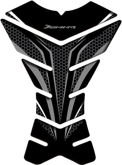 Motorcycle Tank Pad Sticker Motorcycle Gas Tank Pad for Bajaj Dominar 400 Fuel Gas Tank Pad Sticker Fuel Tank Decal (Color  4 Titanium)