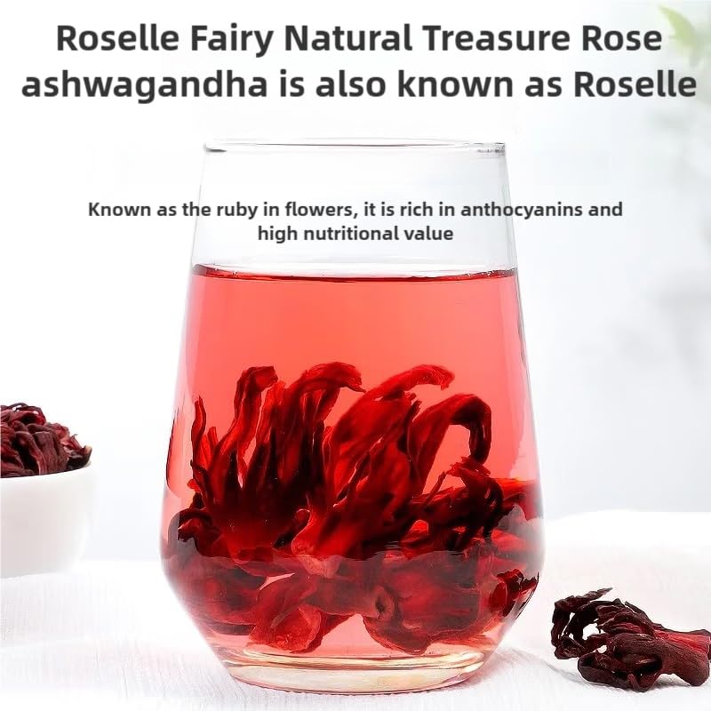 Miniatura 3 de Bolsas de té de hibisco, 50 bolsitas de té, 3.70 oz, 3.8 onzas, bolsa de té de flor de hibisco de alta calidad, cultivada de Yunnan, sin OMG, sin