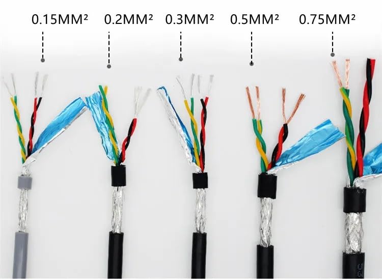 cable apantallado, Copper core communication signal control wire(10 Core 24AWG 0.2mm)