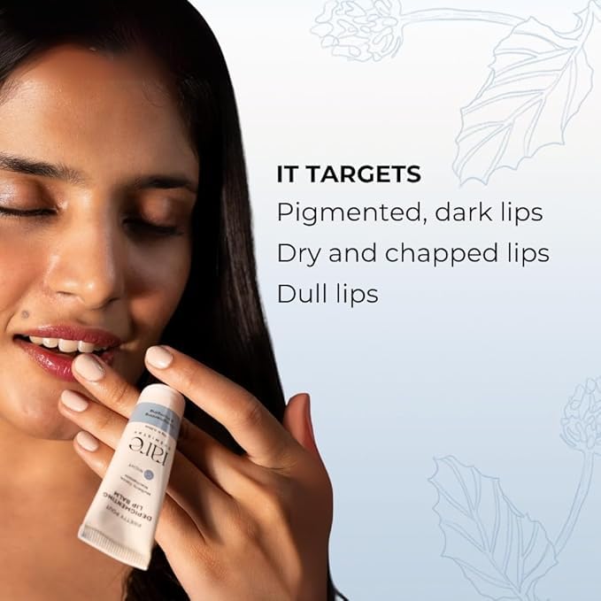 Image of Depigmenting Night Lip Balm| Unisex Lip Balm| With Goodness of Niacinamide, Mulberry, & Cocoa| 3-in-1 lip balm as it Moisturises, Hydrates and gives a pluming effect| 10gms