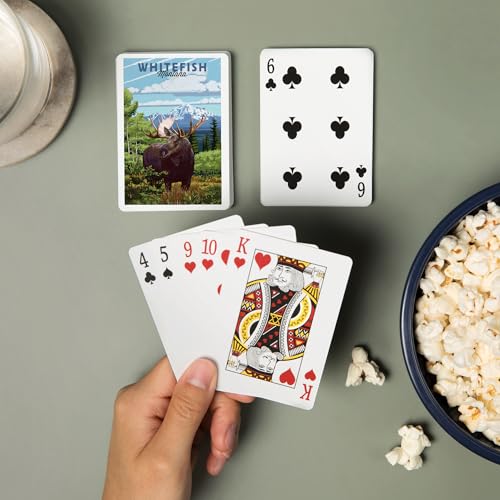 Baraja Poker Lantern Press Whitefish Montana 52 Cartas miniatura 2