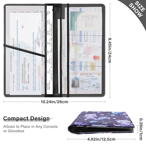Organizador de Documentos para Auto Piel miniatura 3