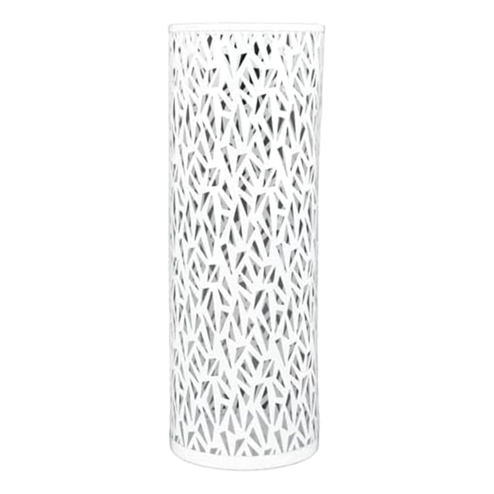 CTRLZS Umbrella Stand Hollow Freestanding Umbrella Stand Umbrella Bucket Decoration Home Decoration White