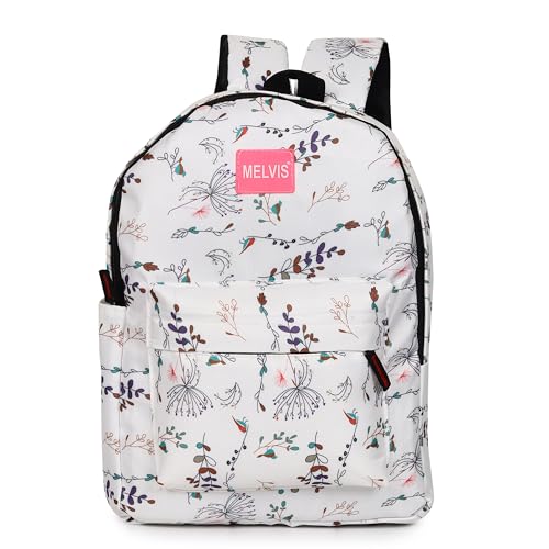 Image of MELVIS 20L Water Resistant Backpack with Bottle Compartment | Lightweight Travel & School Bag for Men, Women & College Students | Trendy Laptop Backpack for Daily Use