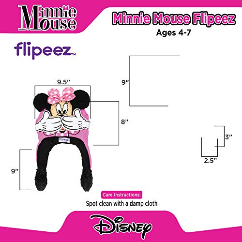 Girls Little Pony, Frozen, Minnie Mouse, Paw Patrol Winter Hat Squeeze Flap Fun Cold Weather Beanie Ages 4-7 5