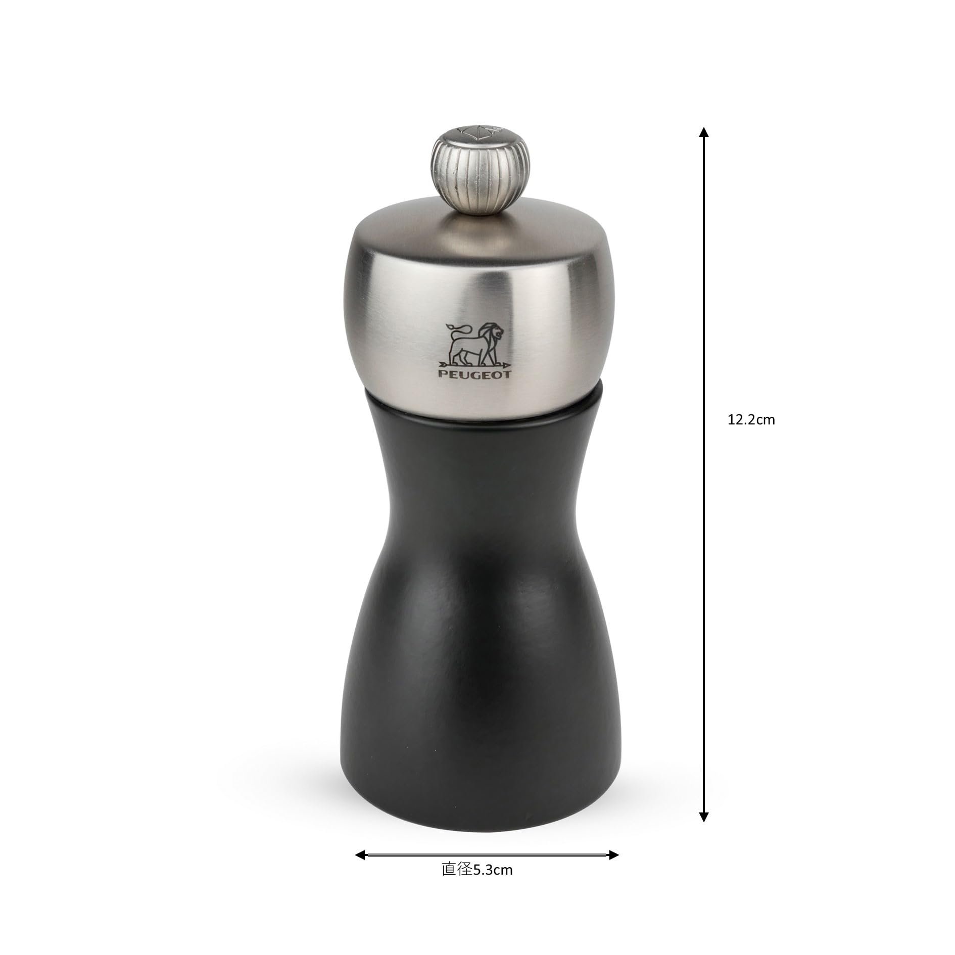PEUGEOT ペッパーミル 黒と白のセット 合計3ヶ プジョー公式 クレモン13cm ペッパー&ソルトミルセット