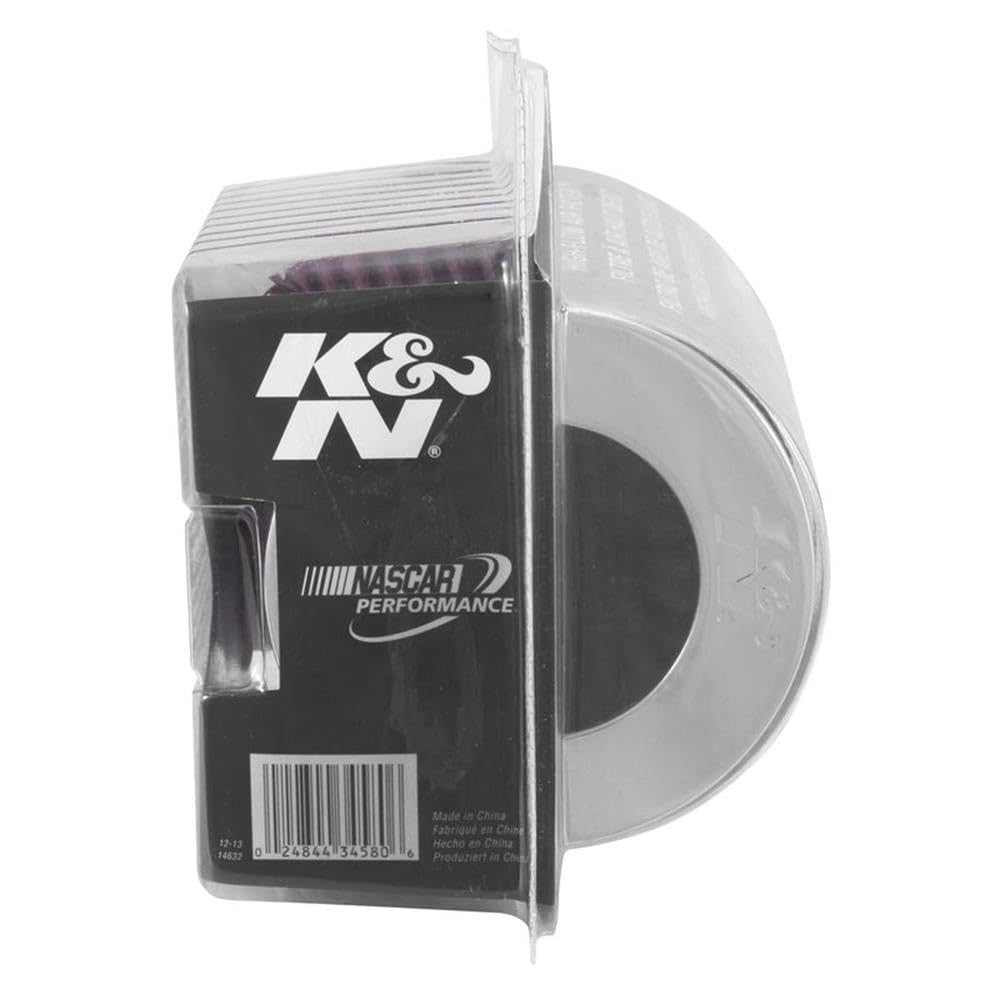K & N rg-1002rd-l Universal cromado filtro Coche y Moto