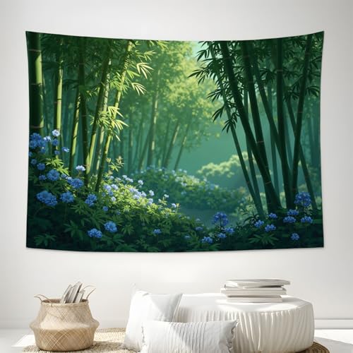 Tapisserie Fleurs Sauvages Grand Format pour Dissimuler Mur Abîmé