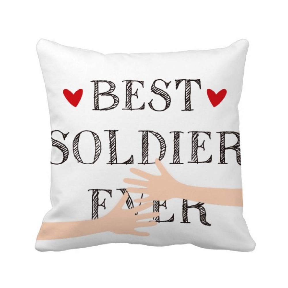 Coussin Meilleur Soldat Que Jamais enveloppe textile pour soulager vos cervicales