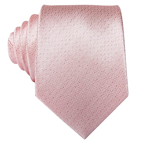 Image of Dubulle Mens Paisley Floral Silk Tie for Men Striped Necktie and Pocket Square Cufflinks Set Wedding Business