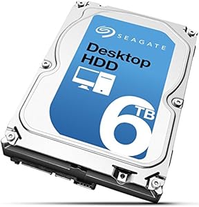 Seagate Desktop HDD 6 TB; interne Festplatte; 3.5", SATA; 6GB/s, 128 MB Cache - ST6000DM001