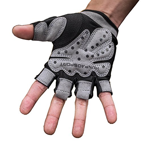 Evobak allenamento guanti, mezze dita guanti per