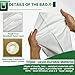 6 Pack HEPA Replacement Bags for OVO & Nadair Central Vacuum, 12.5L /3.2 Gallon Disposable Central Vacuum Bags for 4.75 to 6.6 Gal Canister Size - Triple Layer Filtration & Leak - Proof Design