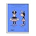Stupell Industries Girl Mouse Toy Blueprint Framed Wall Art, Design by Karl Hronek