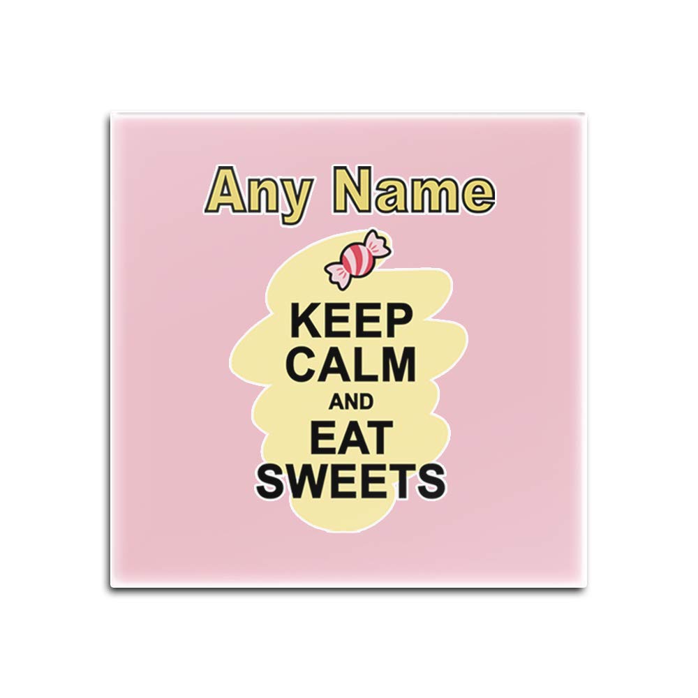 Sous-verre en verre rose Keep Calm pour vos pauses café gourmandes