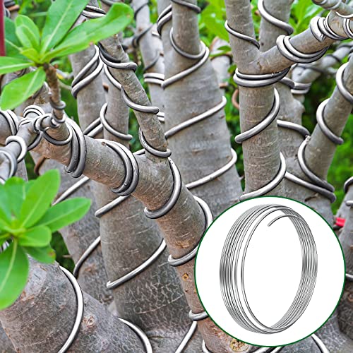 pelopy aluminum wire 14 inch diameter metal wire 20 ft armature bendable armature for sculpting dolls floral jewelry making weaving diy crafts silver