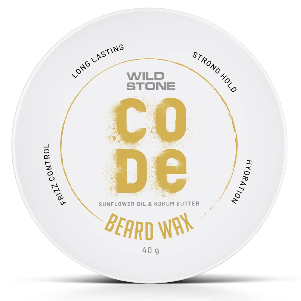 Beard Wax for Men For Strong Hold, 40 gm| Non Sticky Beard Styling Wax |Prevents Hair Loss, Dandruff, Dryness & Itchy Beard