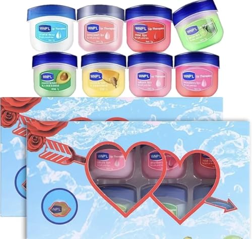 Lip balm Set | Lip Balm Variety 16 Pack | Flavours Original, Honey, Avocado, Rose, Sakura, Honey-Peach, Lemon & Strawberry 7g Each | Lip Balm Gift Set (16 lip balms)