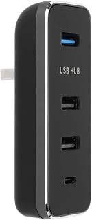 Multiport USB Extension Hub,4 in 1 Car USB Hub Adapter USB Hub for Tesla Model Model 3 Y Replacement for Tesla Model 3 Y 2022‑2023