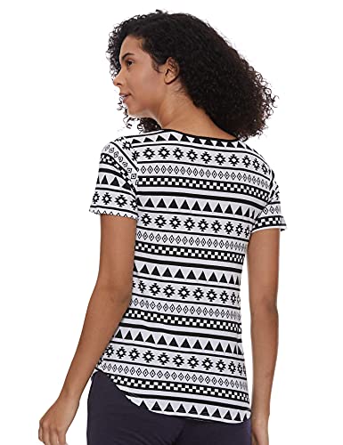 Image of A.T.U.N. (ALL THINGS UBER NICE) Womens Printed Cotton Long Sleeve Regular T-Shirt (Pack of 3)