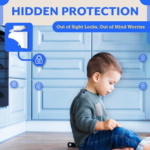 Eco-Baby ECO_BBY_PRNT1 Magnetic Cabinet Locks For Babies - Magnetic Baby Proofing Cabinet Locks, Child Locks thumb #6