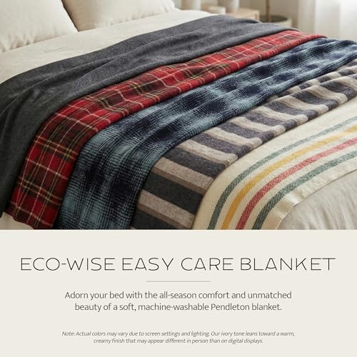Image of Pendleton Eco-Wise 100% Wool Blanket, Responsibly Sourced, Heirloom Quality