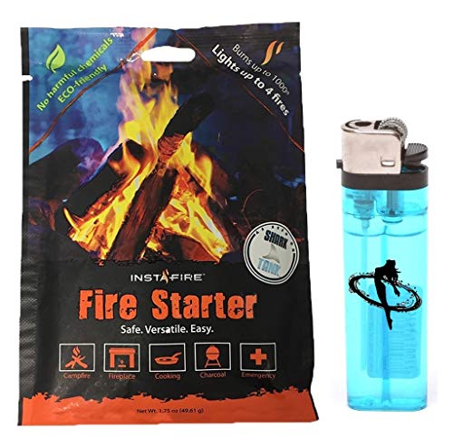 Instafire Fire Starter 8 Pack Bundle w/Exclusive Lighter