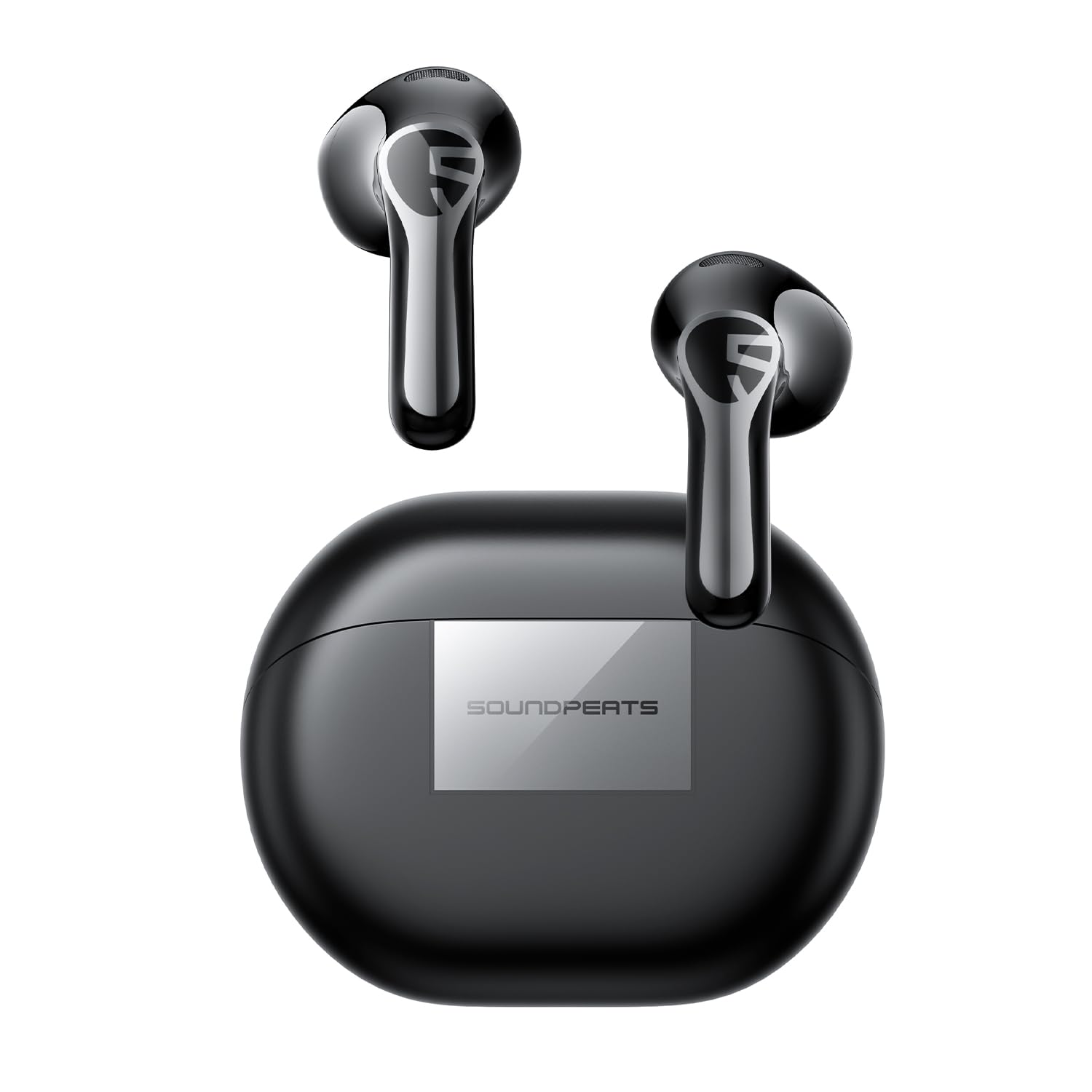SoundPEATS Air6 HS Auriculares Inalámbricos BT 6.0, Cascos Semiabiertos con Controlador Biomagnético Triple de 13mm, Audio Lossless LDAC y Hi-Res, Cancelación de Ruido 4 Mic, 45H, IPX5, Carga Rápida