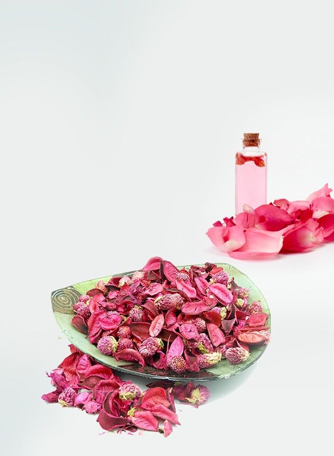 Pot Pourri Decorative Scented Dry Flower Home Fragrance Sachet Of Petals Vase Fillers Bowl Fillers For Wedding Birthday Decoration 20X10 Cm Pink