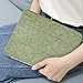 MrARTIST for iPad A16/10th Generation Case - Flower Tablet Case Cute for Women Girls Girly Kawaii Aesthetic Preppy Kawaii Chic Cool Design for Apple Leather Tablet Cover with Pencil Holder, Green