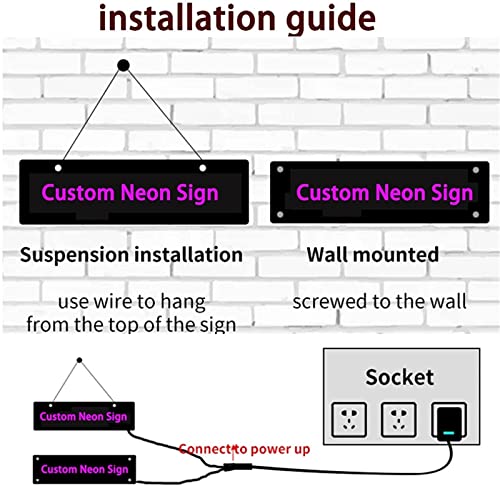 Letrero de neón japonés LED morado para decorar ambientes de juego y salones modernos 8