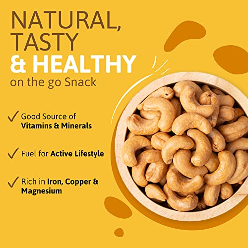 Whole Roasted Lightly Salted Cashews By Sunshine Nuts Co., Gluten Free, Peanut Free And Vegan Individual Snack Packs For Kids And Adults, Gmo Free, Sprinkling Of Salt Flavor, 2 Pack, 7 Oz. Each #TOP3