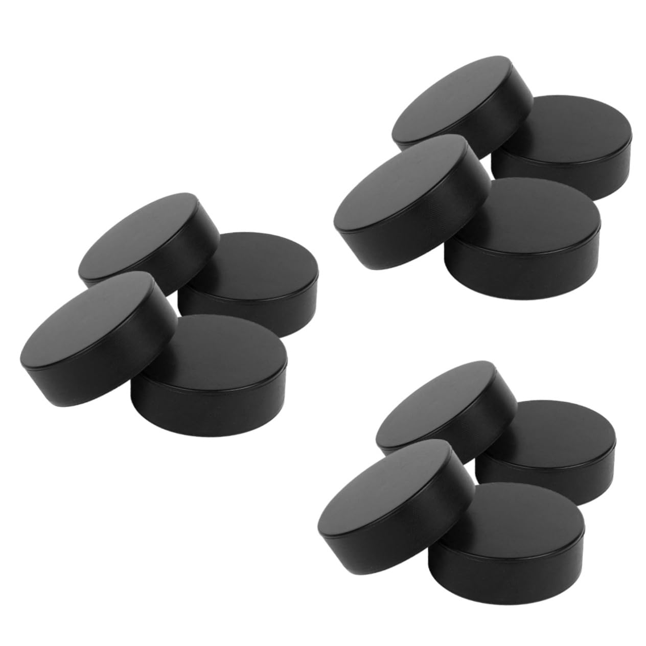 TOYANDONA Disco De Hockey De Espuma Deportiva Disco El Hockey Entrenamiento De Hockey Bolas De De Hockey Puck De Hockey De Espuma PU Disco para Practicar Black