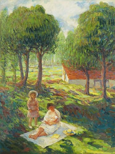 Peinture Poster Impression Henri Lebasque pour Décoration Salon Moderne