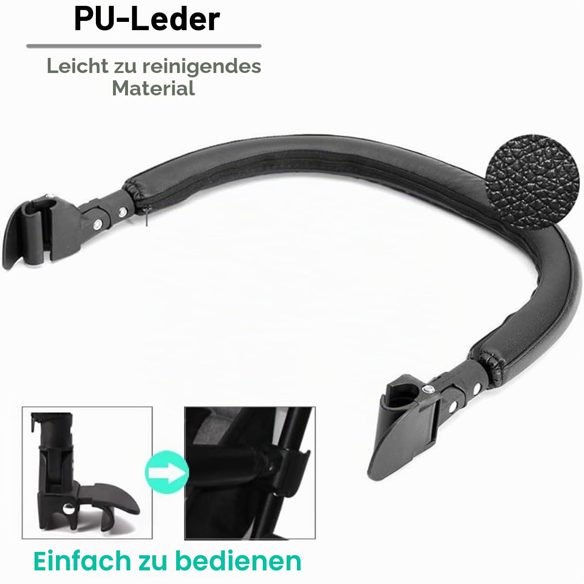 Sicherheitsbügel für Stokke YOYO3 Buggy Kinderwagen (Kunstleder)