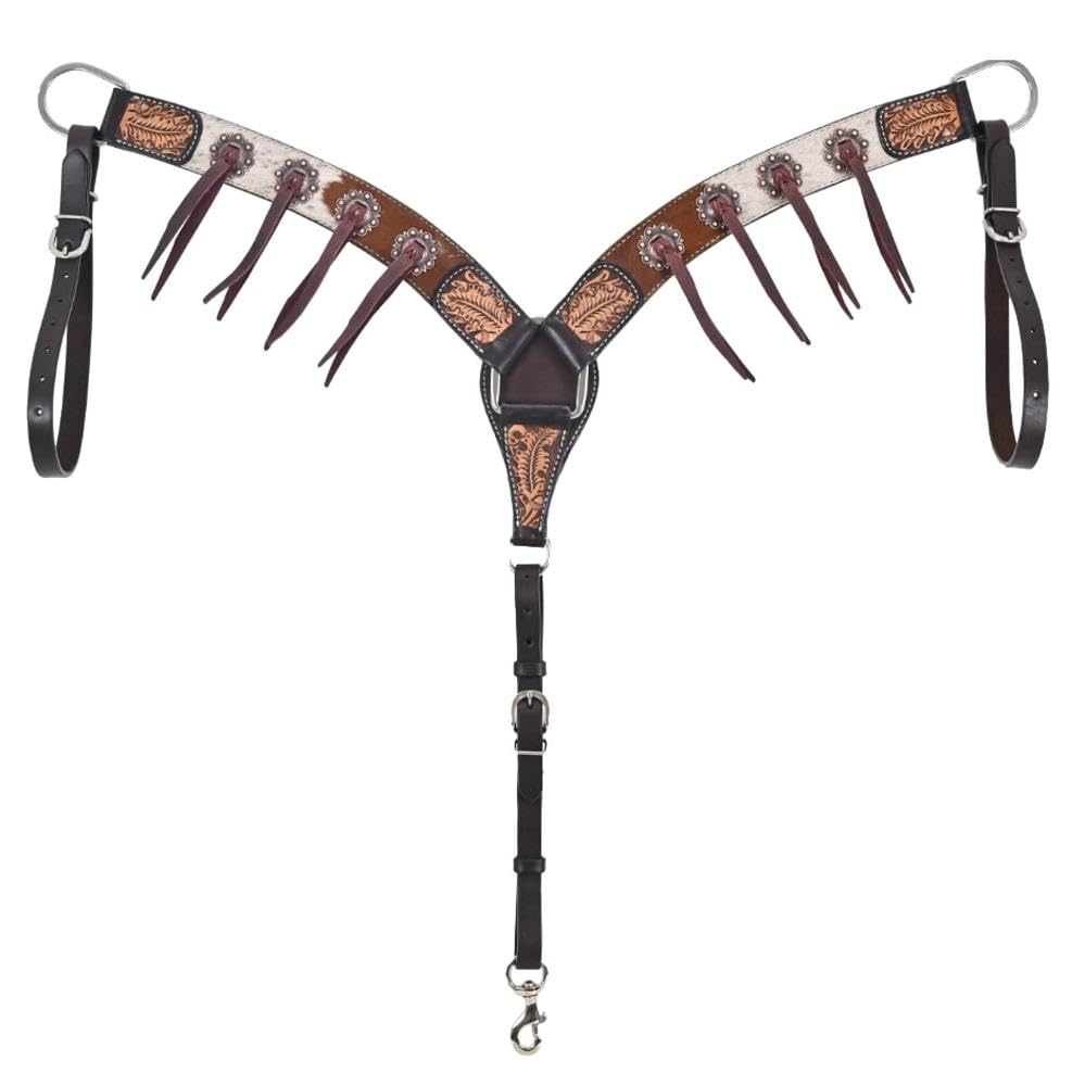 Rafter T Ranch Company Cowhide Collection Breast Collar
