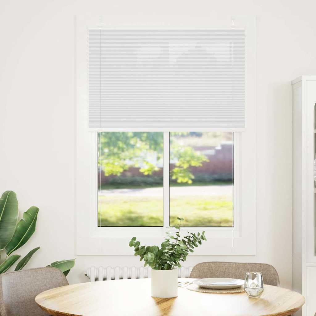 Tenda plissettata in poliestere, 40 x 100 cm, larghezza del tessuto 39,4 cm, per finestre con protezione solare e sguardi indiscreti, larghezza delle pieghe, antracite 40 x 100 cm