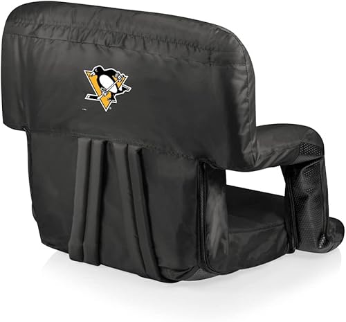 PICNIC TIME NHL Ventura - Asiento reclinable para estadio con soporte de respaldo, asiento para grada, silla de playa